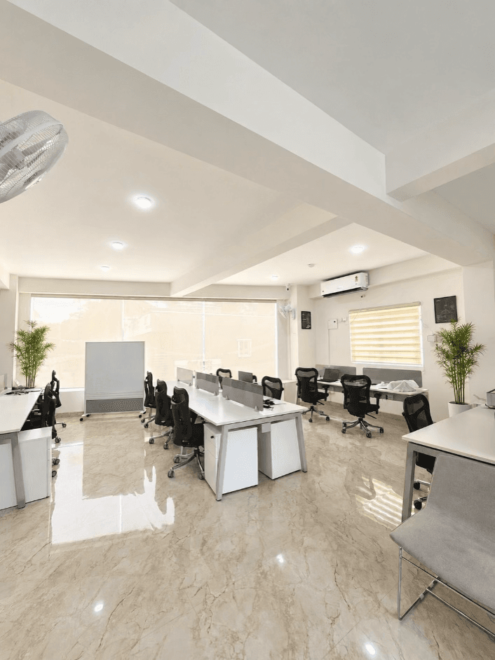 LivBiz dedicated workstation area with multiple desks